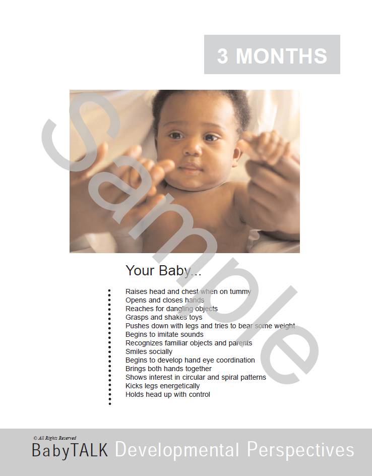 Baby TALK - 3 Month Development Perspective